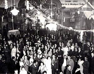 Oran - Bal de la Musique Civile - 1932